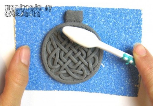 Diy Celtic Necklace Of Polymer Clay