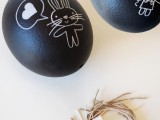 Diy Chalkboard Eggs To Give As Aneaster Gift