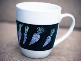 Diy Chalkboard Mugs And Glasses To Draw