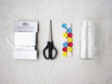 Diy Cheerful Button Pencil Holders