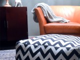 Diy Chevron Pouf And Dog Bed In One