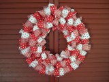 christmas ribbon wreath