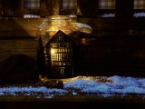 house silhouette lantern