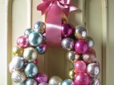 Diy Christmas Wreath From Tree Ornaments