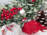 diy-christmas-wreath-with-holly-and-small-ornaments-7