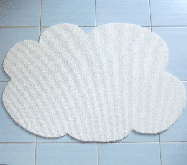 cloud shaped mat