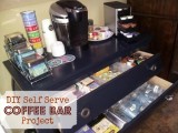 smart organized coffee bar