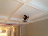 painted coffered ceiling