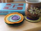 Diy Colorful Felt Coasters As A Mothers Day Gift