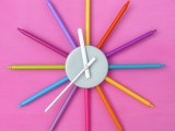 Diy Colorful Wall Clock For A Kids Room