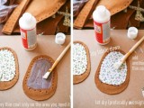 Diy Comfy Moccasins With Fabric Decoration
