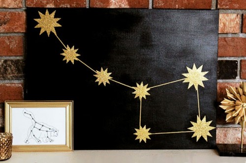DIY Constellation Art Piece