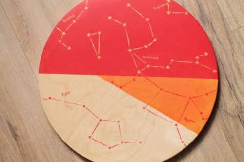 Diy Constellation Stool Or Side Table