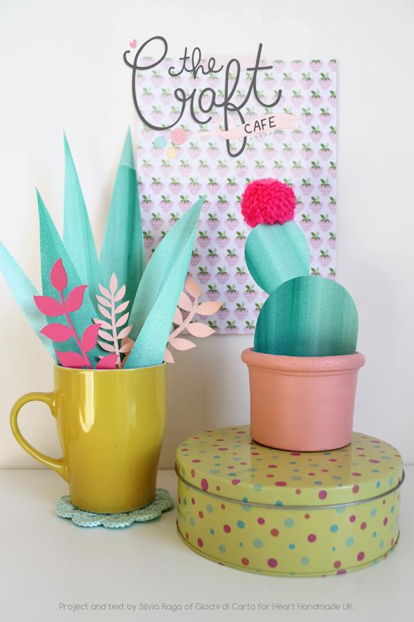 Picture Of diy craft cafe pretty paper plants  1