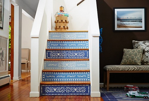 patterned stairs (via https:)