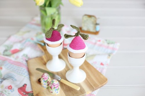 DIY Crochet Radish Egg Cozies For Easter