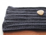 Diy Crocheted Leather Flap Clutch