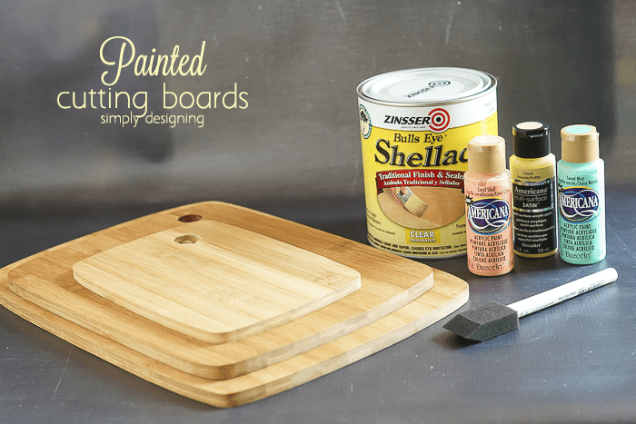 Picture Of diy cutting boards with pastel painted edges  3