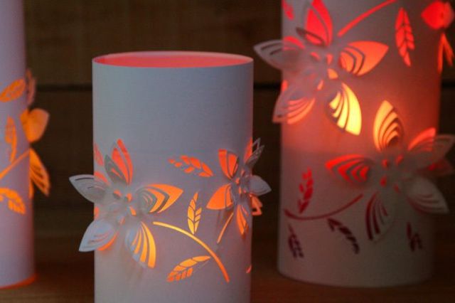 Diy Dimensional Flower Paper Lanterns