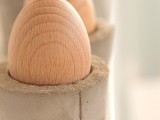 round concrete egg holders