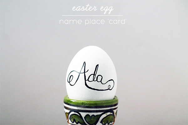egg name place cards