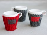 Christmas cup cozy