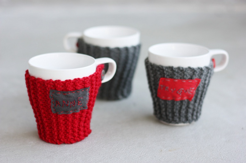 Christmas cup cozy