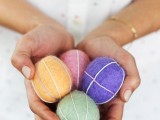 Diy Embroidered Felt Easter Eggs