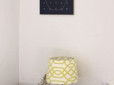 Diy Embroidered Polka Dots Wall Art