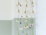 hoop floral arrangement