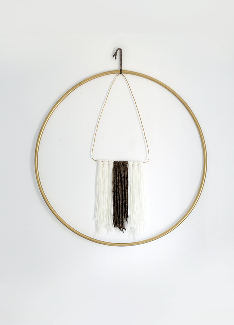 hoop wall hanging (via themerrythought)