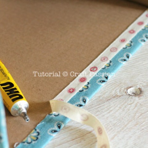 Picture Of diy fabric storage box with a handle  5