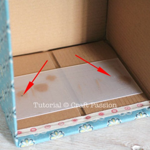 Picture Of diy fabric storage box with a handle  6