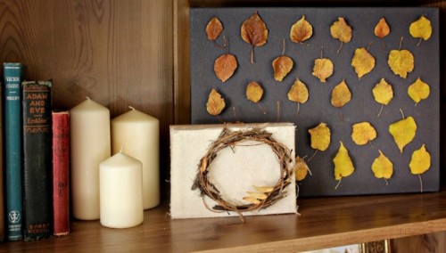 DIY Fall Art Piece For Your Living Room