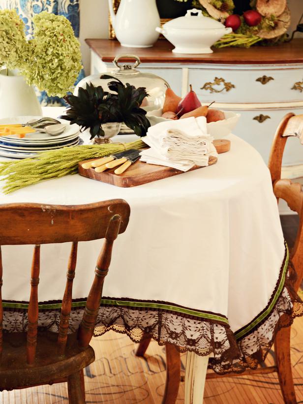 sophisticated fall tablecloth