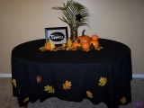 festive fall tablecloth