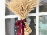 wheat sheath wreath