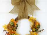 fall gifts wreath