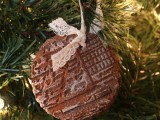 stamped cinnamon ornaments