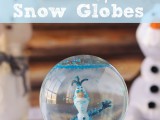 Olaf snow globe