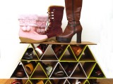 diy-geometric-shoe-rack-of-cardboard-9