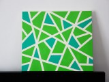 easy geometric canvas wall art