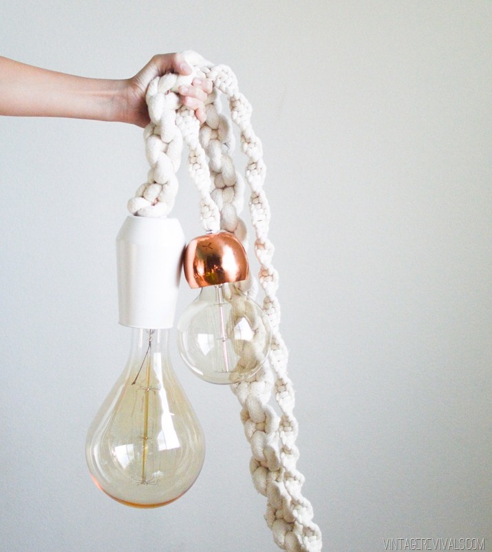 Picture Of diy giant macrame rope lights  1