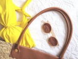 Diy Glam Beach Tote With Pompoms