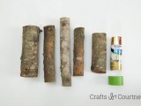 diy-gold-painted-logs-for-rustic-decor-2