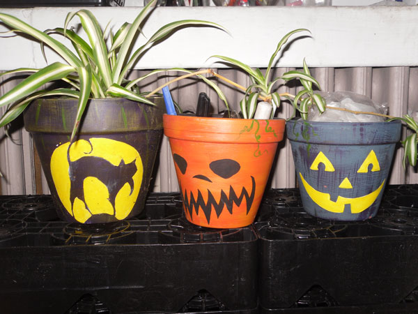 Diy Halloween Planters