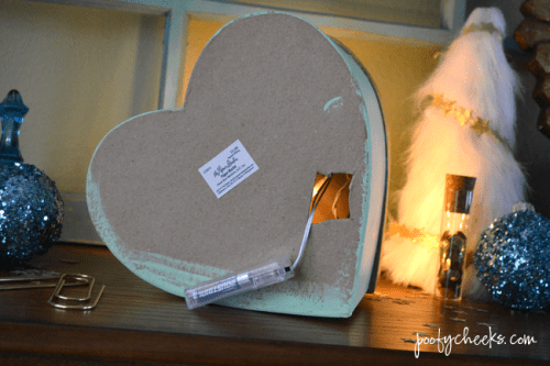 DIY Heart Marquee Light In A Box