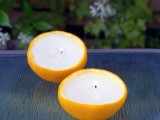 scented orange candles