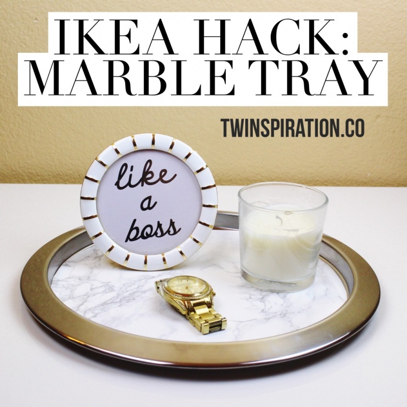 Diy ikea hack marble tray from a candle dish  3