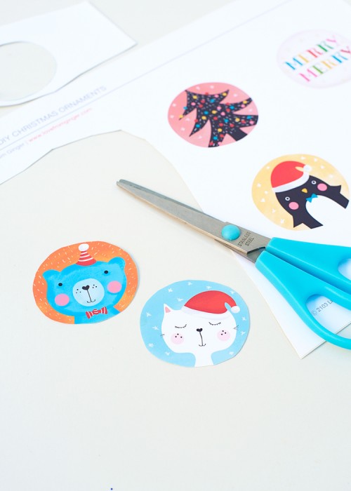 DIY Illustrated Christmas Ornaments To Make With Kids